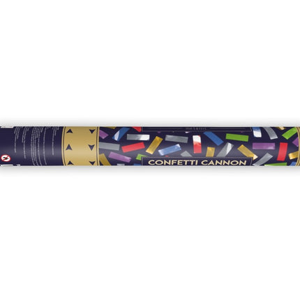 Confetti Kanon Gekleurde Mix 40cm van Partydeco koop je bij Partywinkel