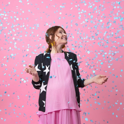 Confetti Kanon Gender Reveal Jongen 60cm van Partydeco koop je bij Partywinkel