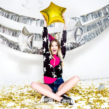 Confetti Kanon Goud 80cm van Partydeco koop je bij Partywinkel