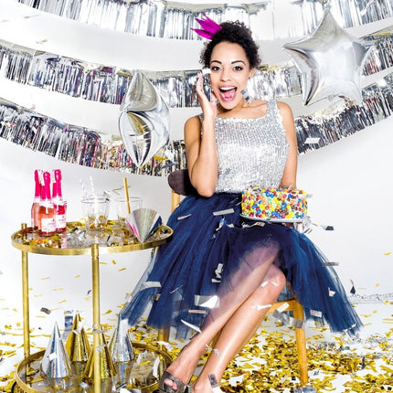 Confetti Kanon Goud Metallic 40cm van Partydeco koop je bij Partywinkel