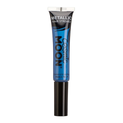 Cosmic Moon Metallic Hair Streaks Blue 15ml van Moon Creations koop je bij Partywinkel