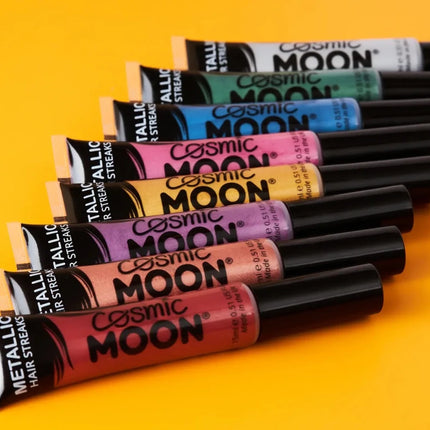 Cosmic Moon Metallic Hair Streaks Blue 15ml van Moon Creations koop je bij Partywinkel