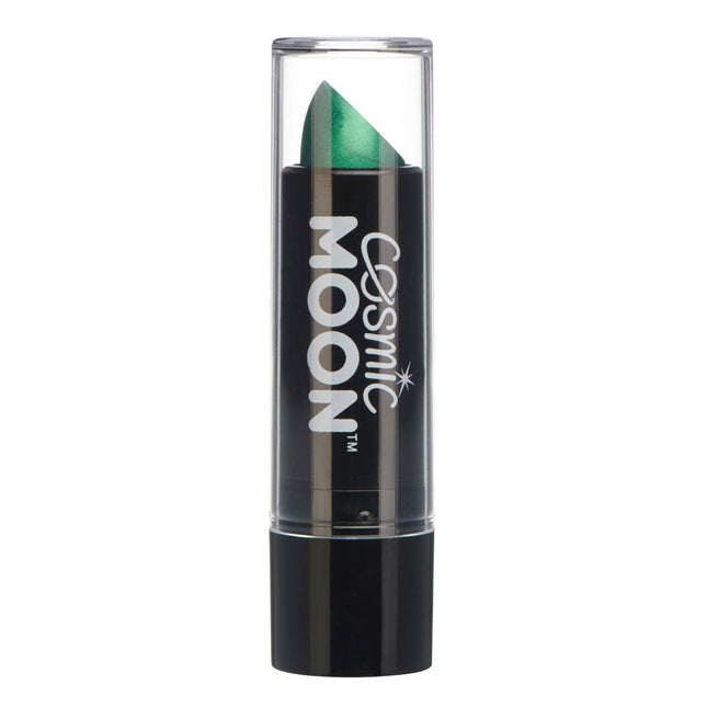 Cosmic Moon Metallic Lipstick Green 4.2g van Moon Creations koop je bij Partywinkel