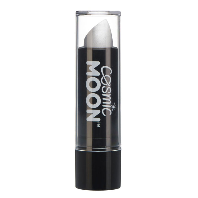 Cosmic Moon Metallic Lipstick Silver 4.2g van Moon Creations koop je bij Partywinkel