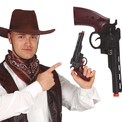 Cowboy Geweer Zwart 30cm van Fiestas Guirca koop je bij Partywinkel