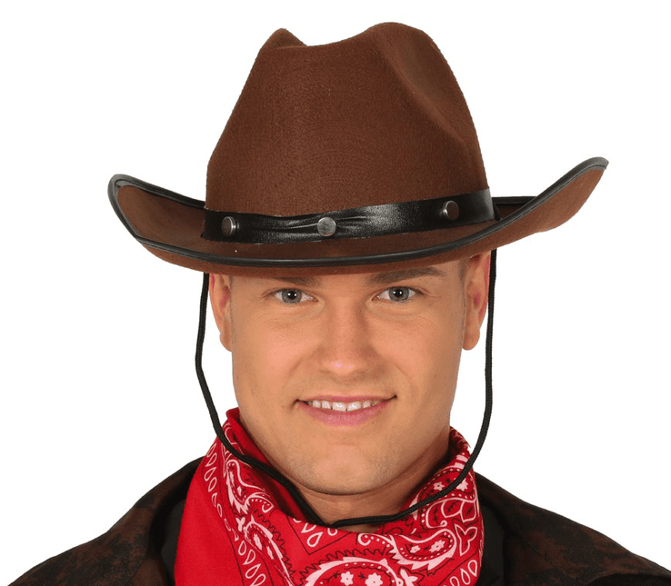 Cowboy Hoed Bruin van Fiestas Guirca koop je bij Partywinkel