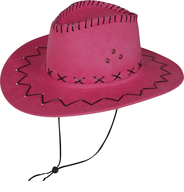 Cowboy Hoed Fuchsia van Fiestas Guirca koop je bij Partywinkel