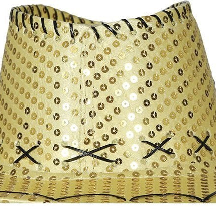 Cowboy Hoed Goud Pailletten van Fiestas Guirca koop je bij Partywinkel