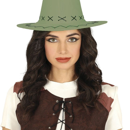 Cowboy Hoed Groen van Fiestas Guirca koop je bij Partywinkel