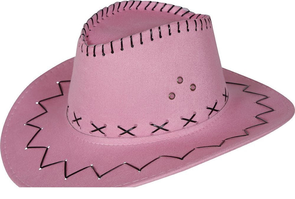 Cowboy Hoed Roze van Fiestas Guirca koop je bij Partywinkel