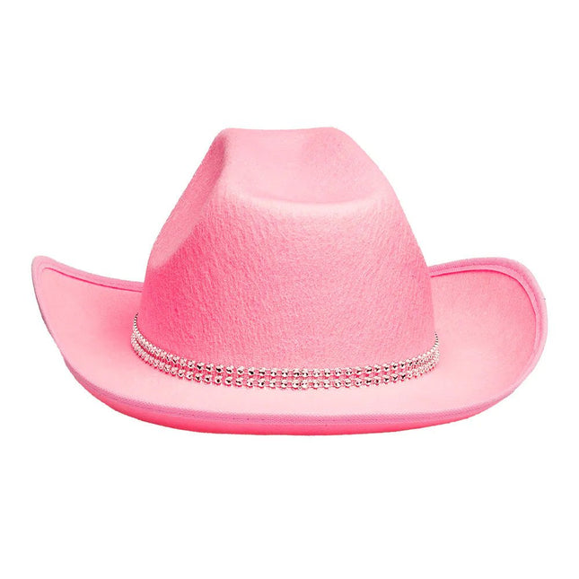 Cowboy Hoed Roze van Boland koop je bij Partywinkel