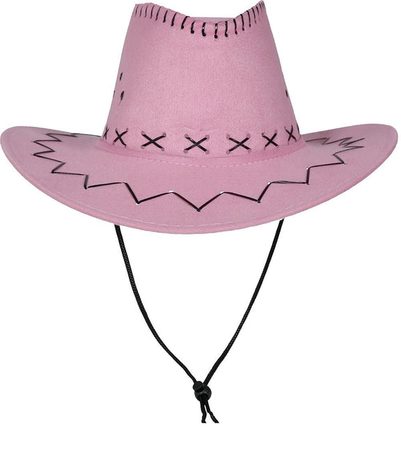 Cowboy Hoed Roze van Fiestas Guirca koop je bij Partywinkel