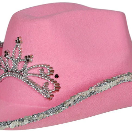 Cowboy Hoed Roze Kind van Fiestas Guirca koop je bij Partywinkel