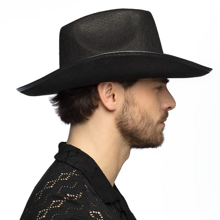 Cowboy Hoed Zwart van Boland koop je bij Partywinkel