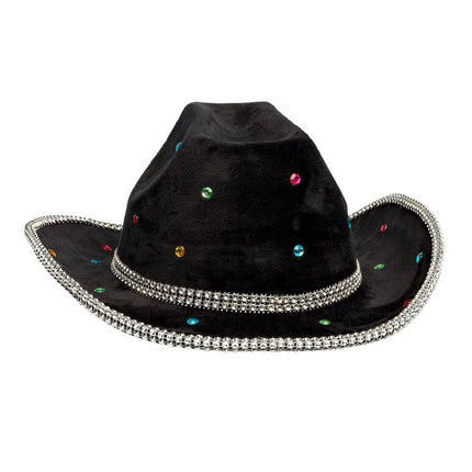 Cowboy Hoed Zwart Diamanten van Boland koop je bij Partywinkel