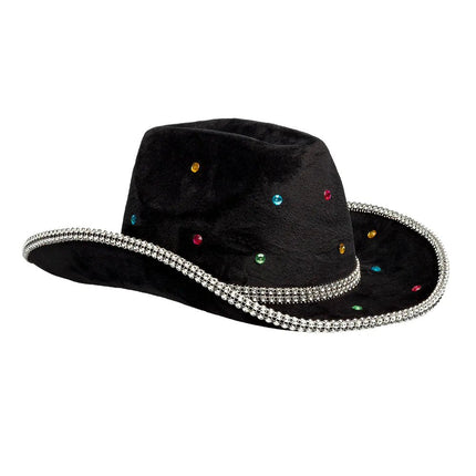 Cowboy Hoed Zwart Diamanten van Boland koop je bij Partywinkel