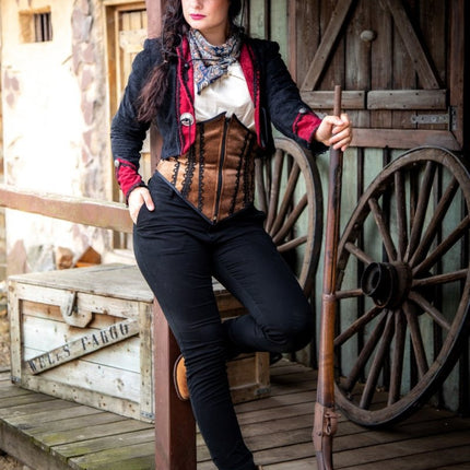 Cowboy Kostuum Dames 3 delig van Wilbers & Wilbers koop je bij Partywinkel