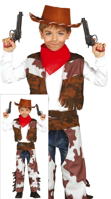 Cowboy Kostuum Kind Bruin van Fiestas Guirca koop je bij Partywinkel