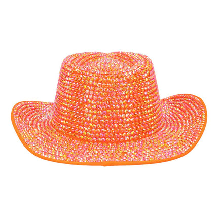 Cowboyhoed Aurora neonoranje UV van Boland koop je bij Partywinkel