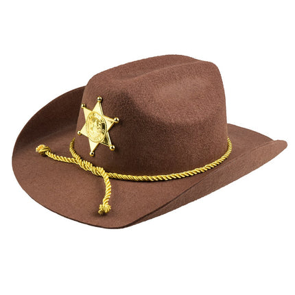Cowboyhoed Sheriff van Boland koop je bij Partywinkel