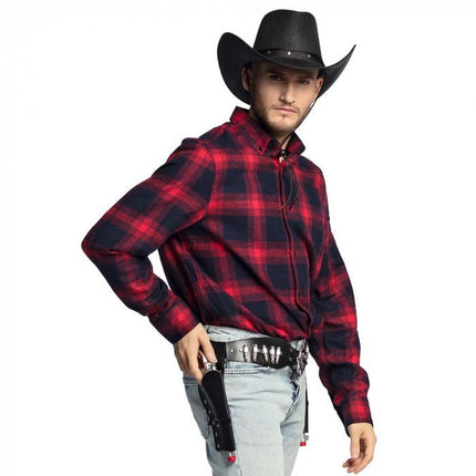 Cowboyhoed Zwart 45cm van Boland koop je bij Partywinkel