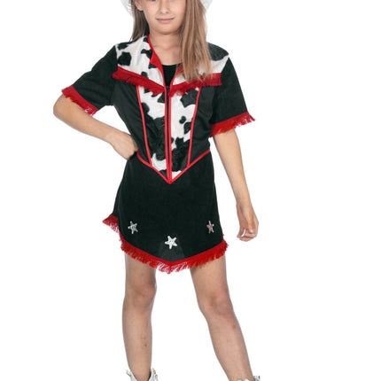 Cowgirl Jurk Meisje Koe van Wilbers & Wilbers koop je bij Partywinkel