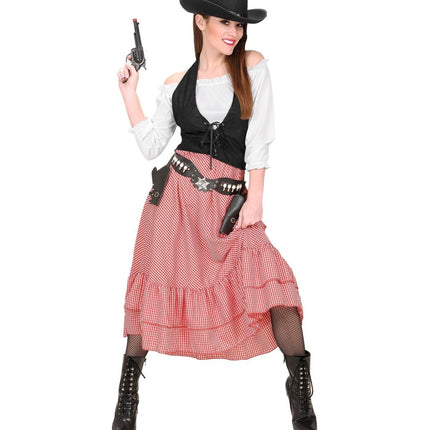 Cowgirl Kostuum 3 delig van Widmann koop je bij Partywinkel