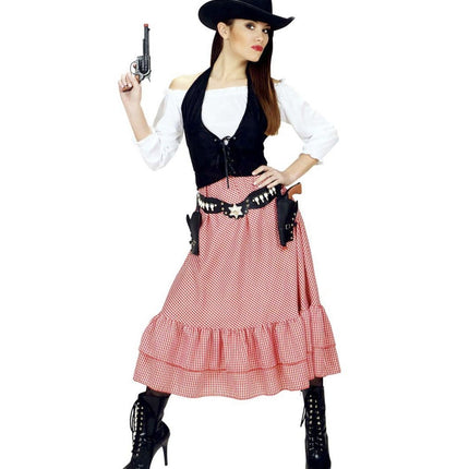 Cowgirl Kostuum 3 delig van Widmann koop je bij Partywinkel