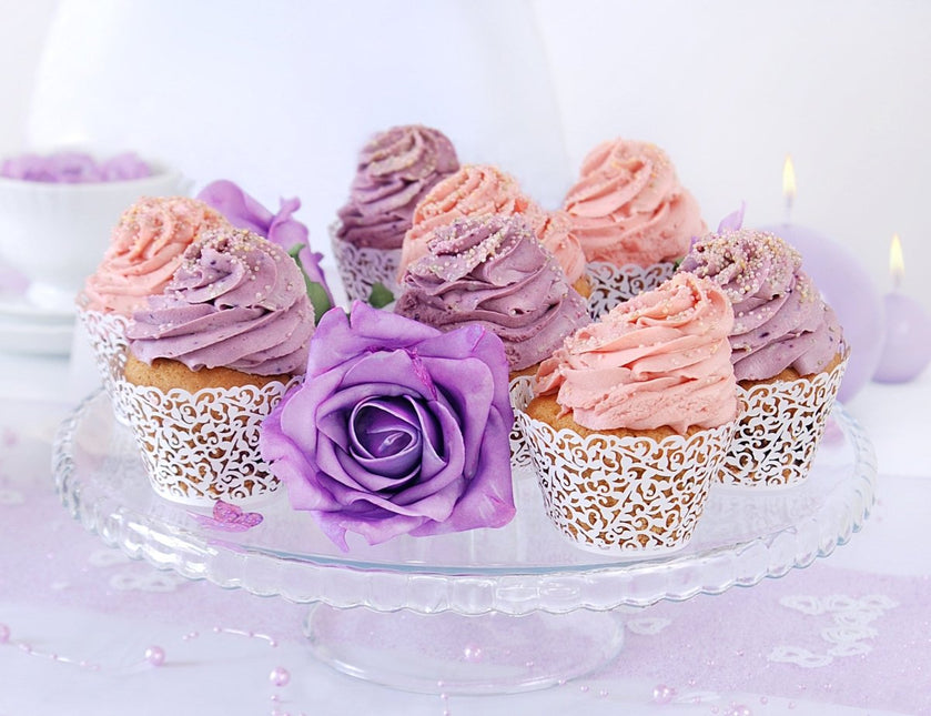 Cupcake Vormpjes Wit 8,5cm 10st van Partydeco koop je bij Partywinkel