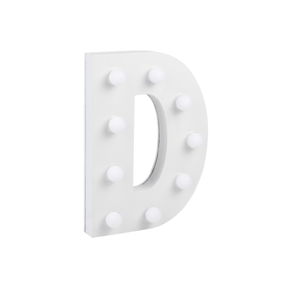 D Licht Letter 16,5cm van Paper Dreams koop je bij Partywinkel