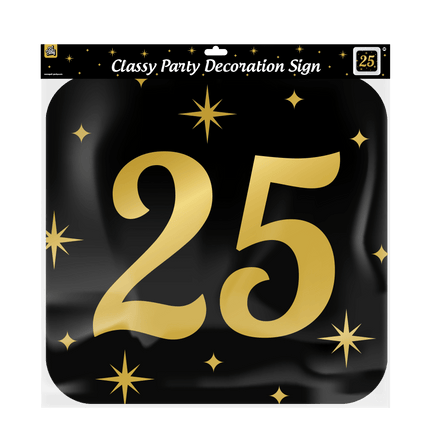 Deurbord 25 Jaar 50cm van Paper Dreams koop je bij Partywinkel