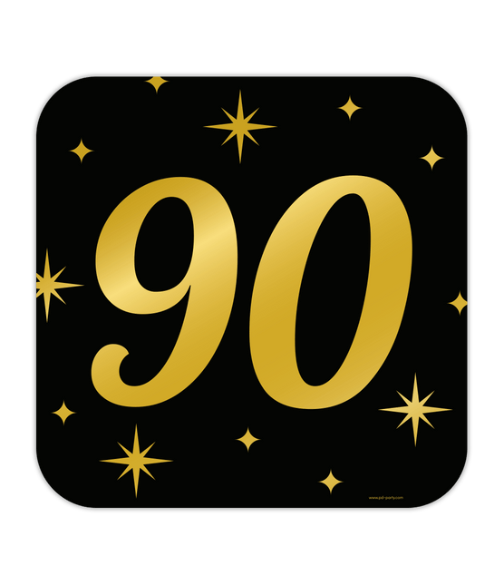 Deurbord 90 Jaar 50cm van Paper Dreams koop je bij Partywinkel