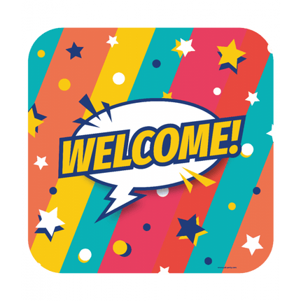 Deurbord Welcome 50cm van Paper Dreams koop je bij Partywinkel