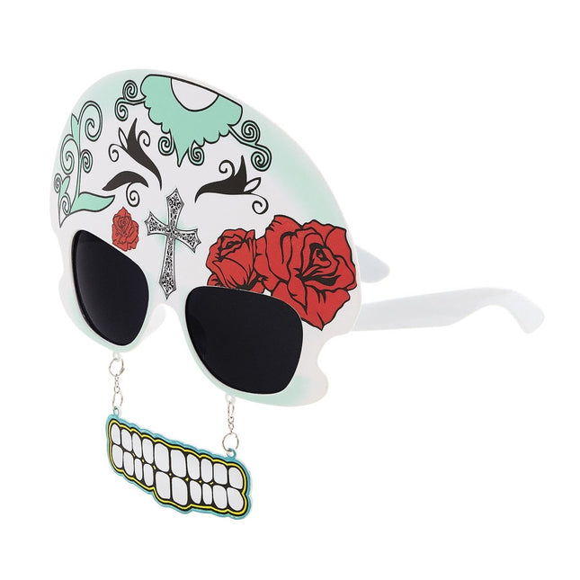 Dia De Los Muertos Bril van Widmann koop je bij Partywinkel