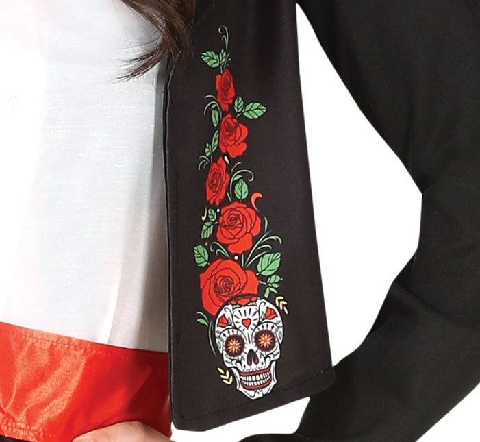 Dia De Los Muertos Kostuum Dames Zangeres van Fiestas Guirca koop je bij Partywinkel