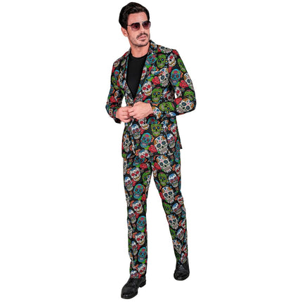 Dia De Los Muertos Kostuum Heren van Widmann koop je bij Partywinkel