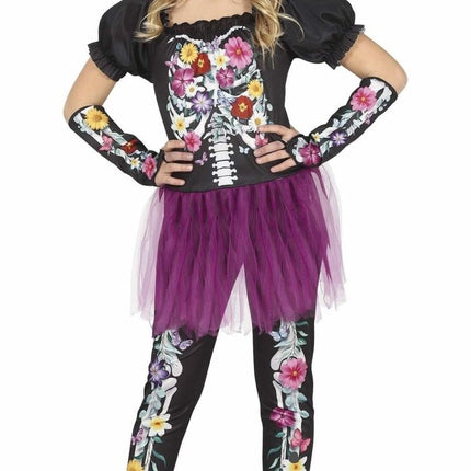 Dia De Los Muertos Kostuum Meisje van Fiestas Guirca koop je bij Partywinkel