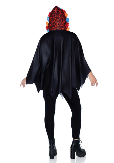 Dia De Los Muertos Poncho Dames Leg Avenue van Leg Avenue koop je bij Partywinkel