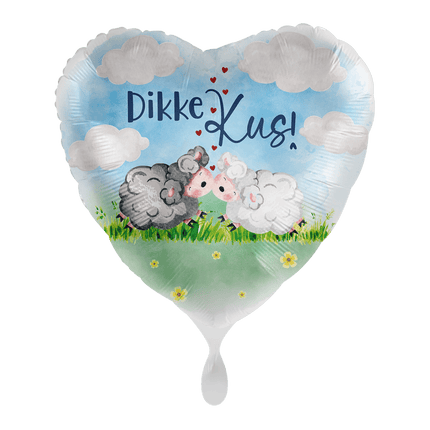 Dikke Kus Helium Ballon Leeg van Premioloon koop je bij Partywinkel