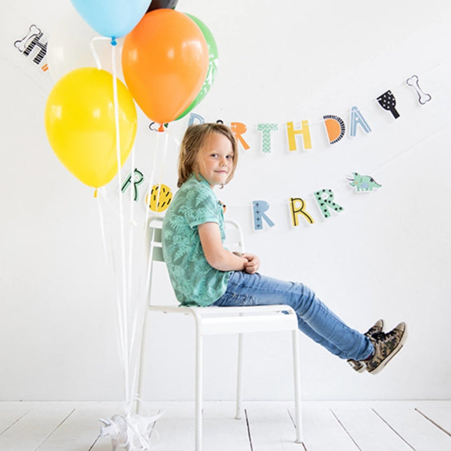Dino Ballonnen Roars 33cm 6st van Folat koop je bij Partywinkel