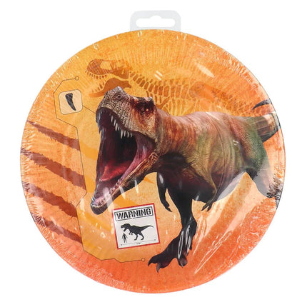 Dino Borden Gekleurd Papier 23cm 8st van Boland koop je bij Partywinkel