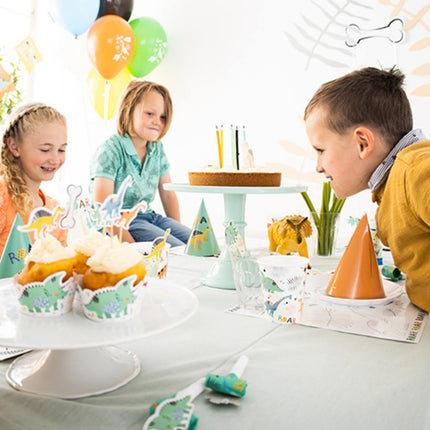 Dino Placemats Kleurplaat Roars 6st van Folat koop je bij Partywinkel