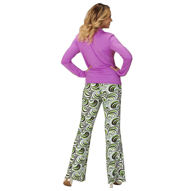 Disco 70S Blouse Paars Dames van Widmann koop je bij Partywinkel