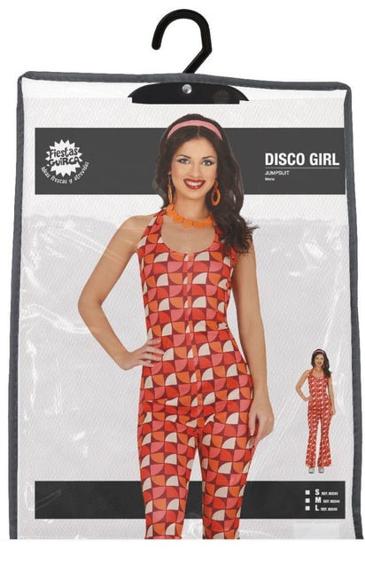 Disco 70S Jumpsuit Dames Retro van Fiestas Guirca koop je bij Partywinkel
