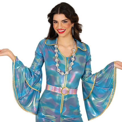 Disco 70S Ketting Zilver van Fiestas Guirca koop je bij Partywinkel