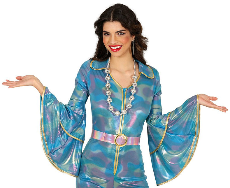 Disco 70S Ketting Zilver van Fiestas Guirca koop je bij Partywinkel