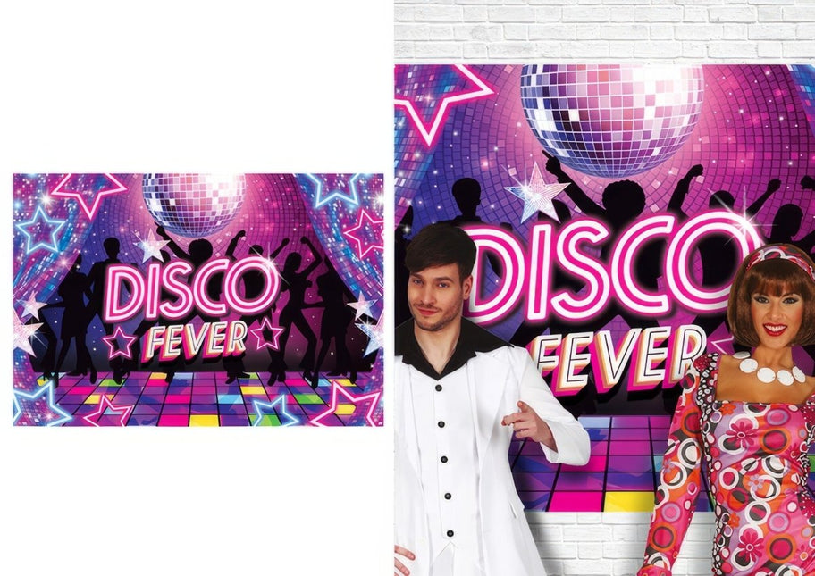 Disco 70S Wanddecoratie 2,2m van Fiestas Guirca koop je bij Partywinkel