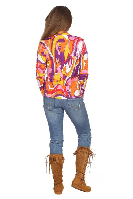 Disco Blouse Dames van Wilbers & Wilbers koop je bij Partywinkel