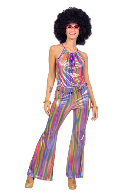 Disco 70S Jumpsuit Dames van Wilbers & Wilbers koop je bij Partywinkel