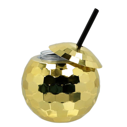 Disco Gouden bekers Met Rietje van Boland koop je bij Partywinkel
